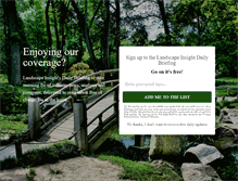 Tablet Screenshot of landscapeinsight.com